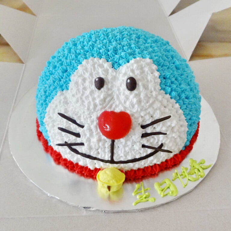 Fresh Cream Cake 34 Doreamon Birthday Cake