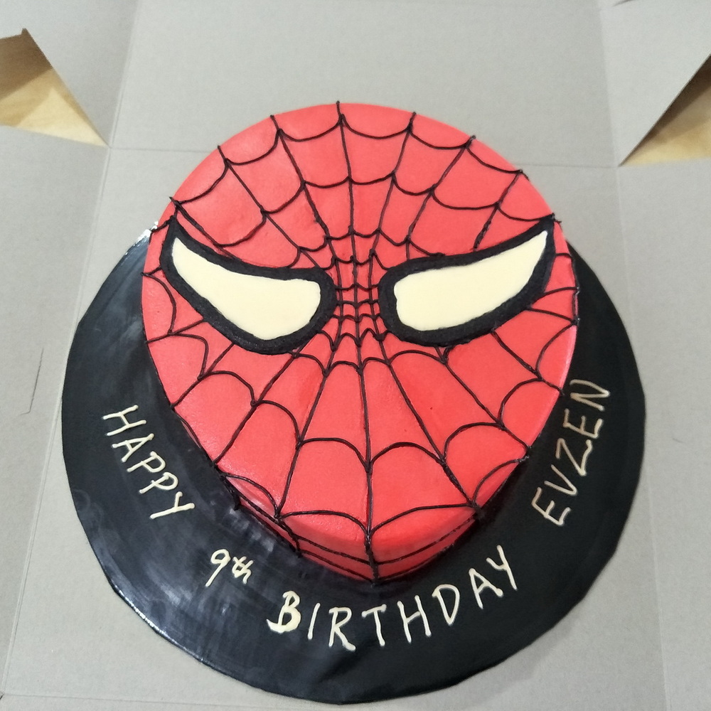 Fresh Cream Cake 28 Spiderman 3D Cake
