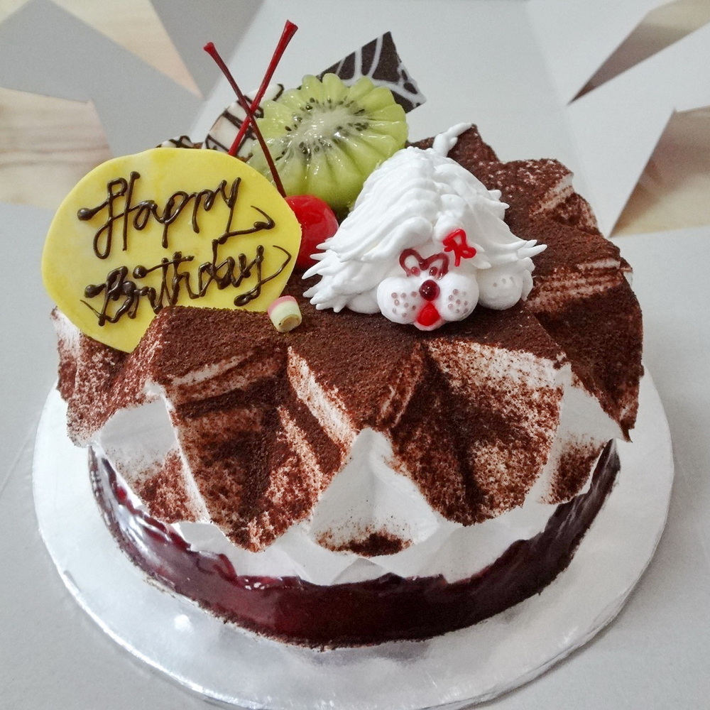 Fresh Cream Cake 13 Doggy Cartoon Cake