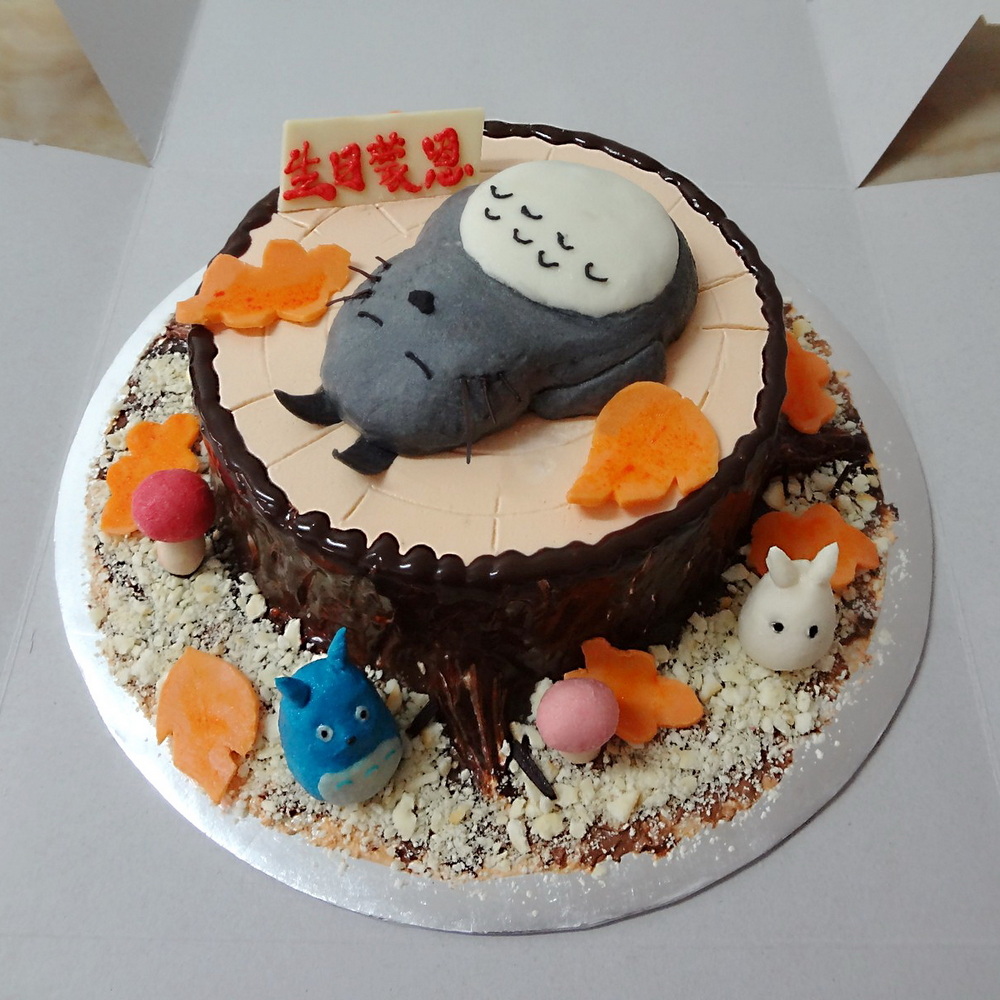 Fresh Cream Cake 21 Totoro 3D Cake