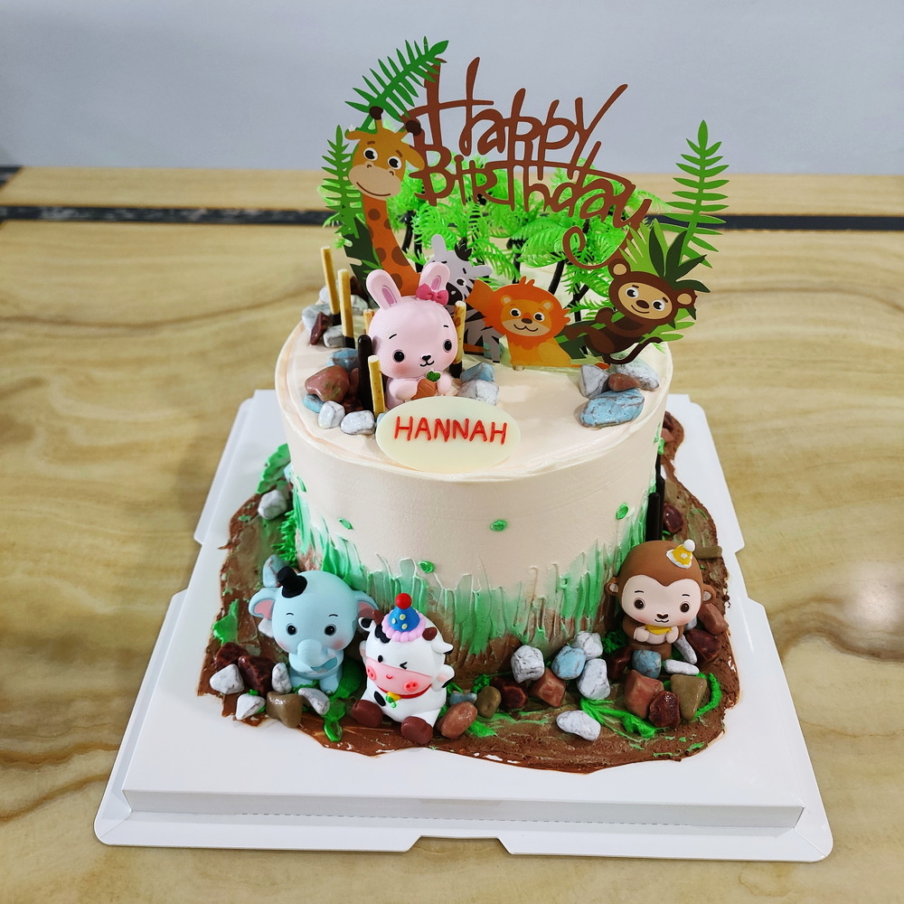 Fresh Cream Cake 22 Animal Theme Cake