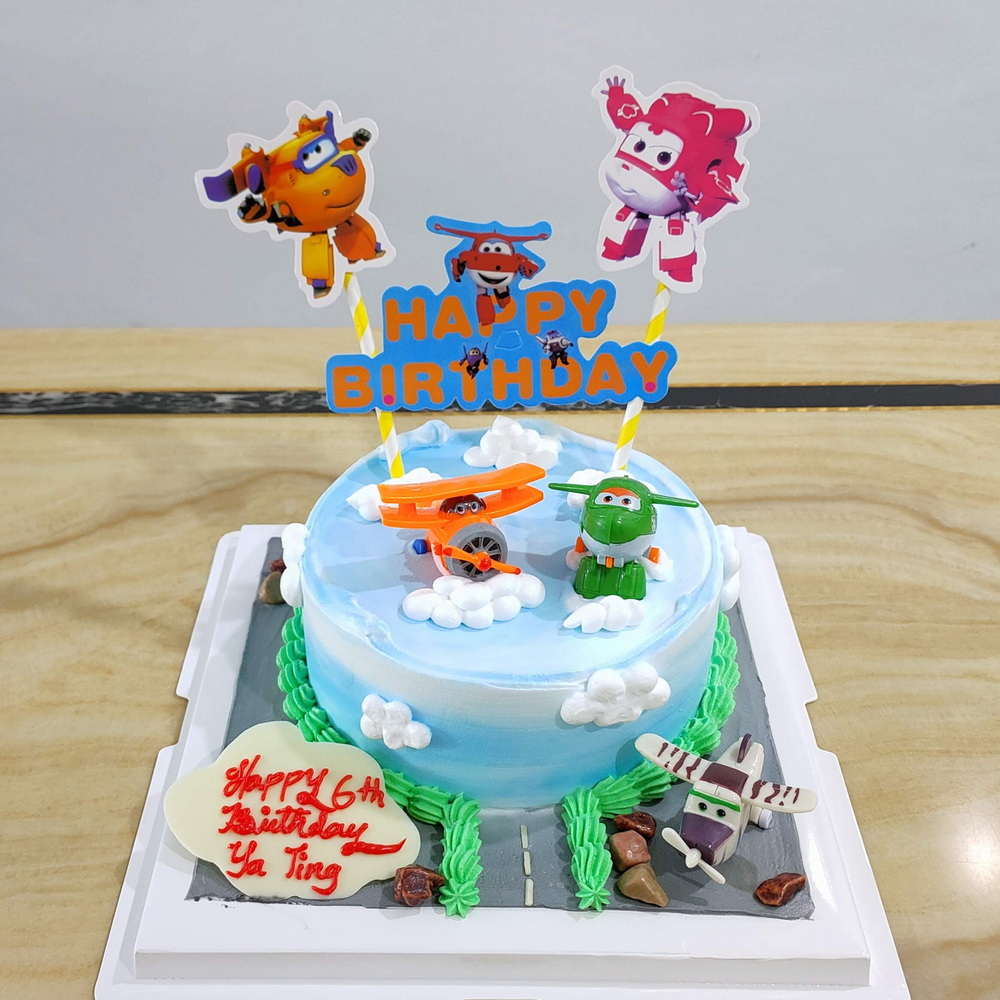 Fresh Cream Cake 23 Super WIngs 3D Cake