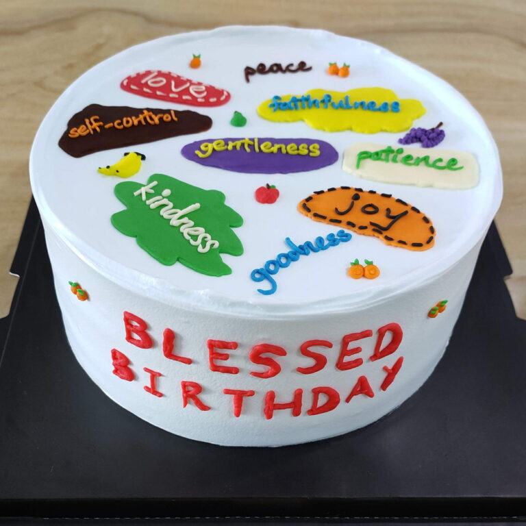 Fresh Cream Cake 45 Words Blessing Cake