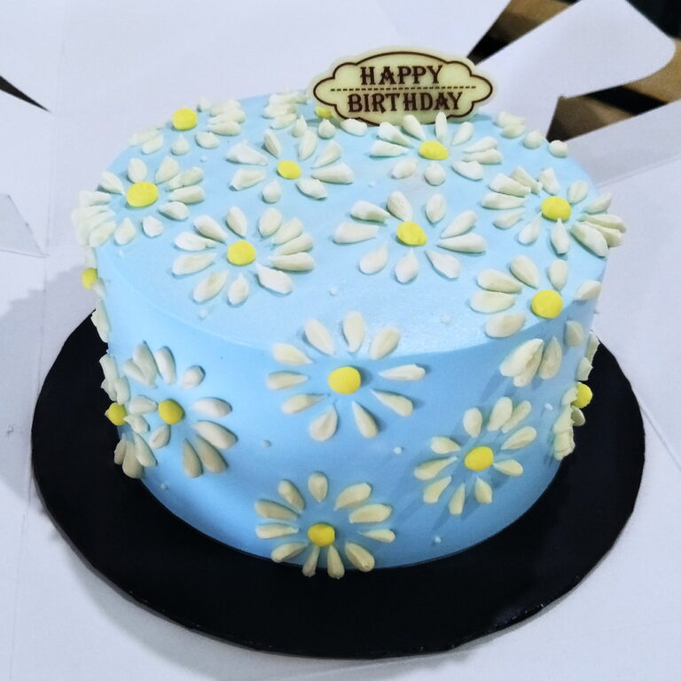 Buttercream Sunflower Cake