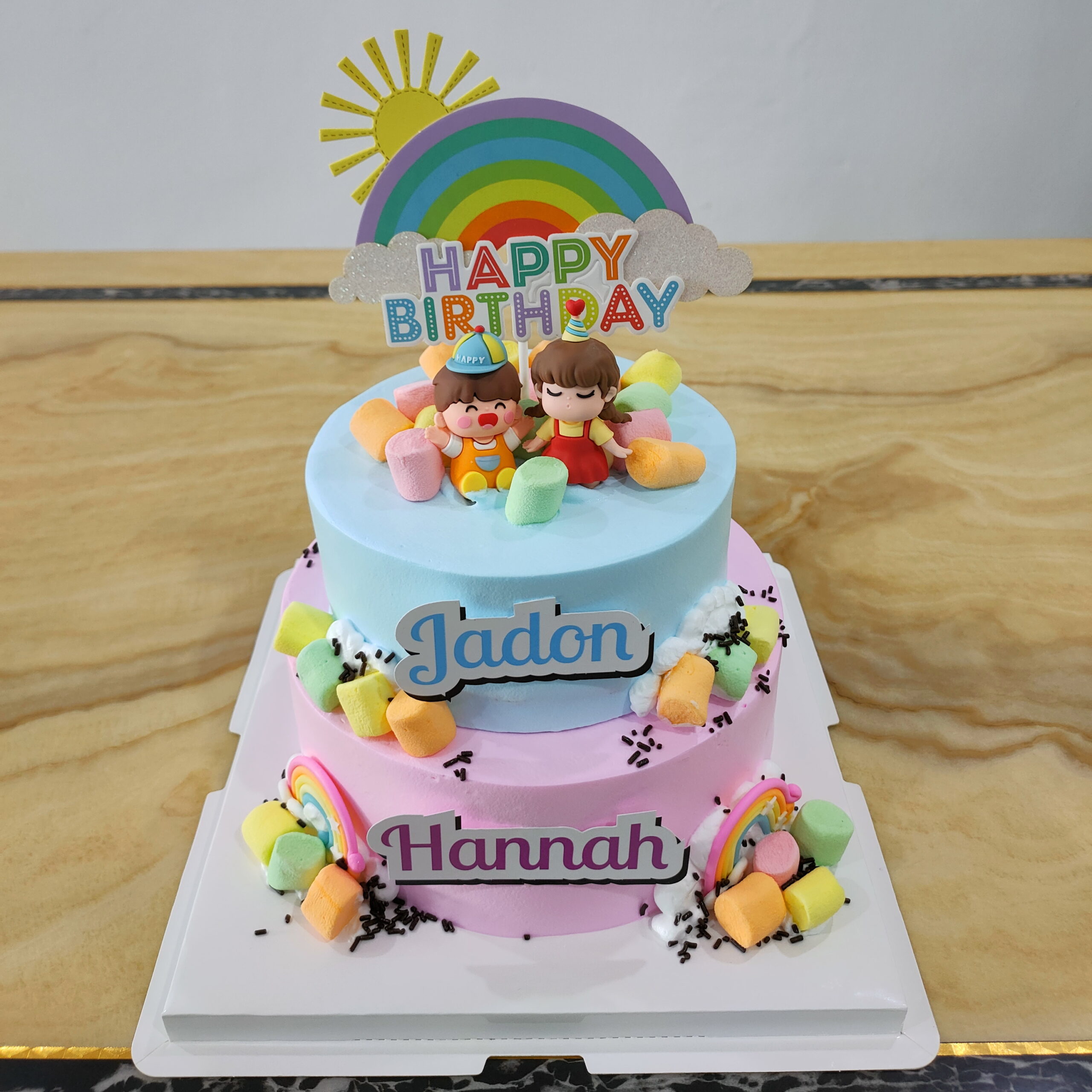 Fresh Cream Cake - Toy and Topper 4 Fresh Cream Birthday Cake